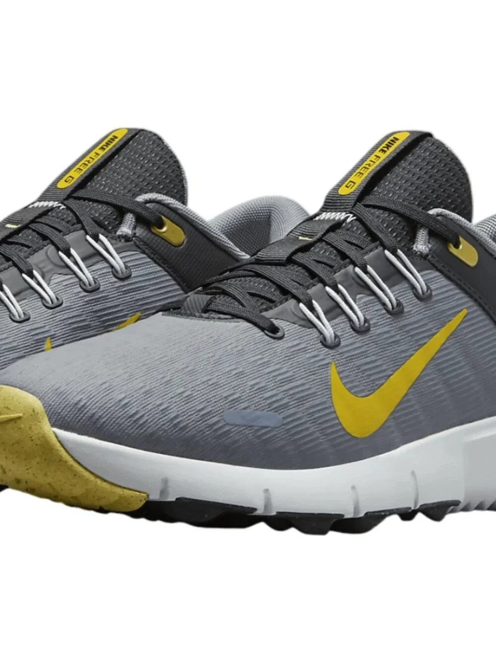 Nike Free Golf NN Wide Size 9 Mens Golf Shoes Black Grey Gold FQ7875-003 NEWNike